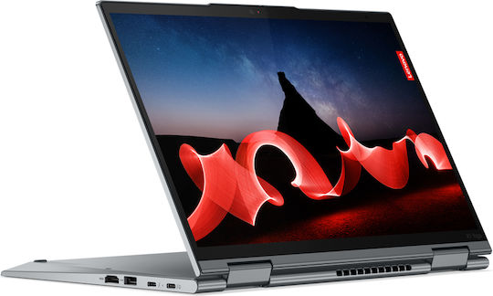 Lenovo ThinkPad X1 Yoga Gen 8 14" IPS FHD+ Touchscreen (i5-1355U/32GB/512GB SSD/W11 Pro) Сив Буреносен (Английски САЩ Клавиатура)