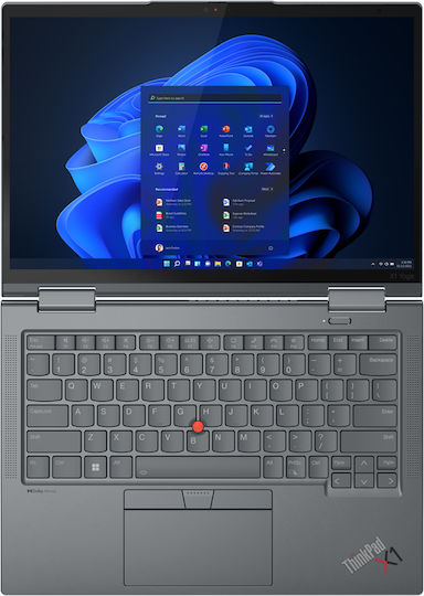 Lenovo ThinkPad X1 Yoga Gen 8 14" IPS FHD+ Touchscreen (i5-1345U/32GB/2TB SSD/W11 Pro) Сив Буреносен (Английски САЩ Клавиатура)