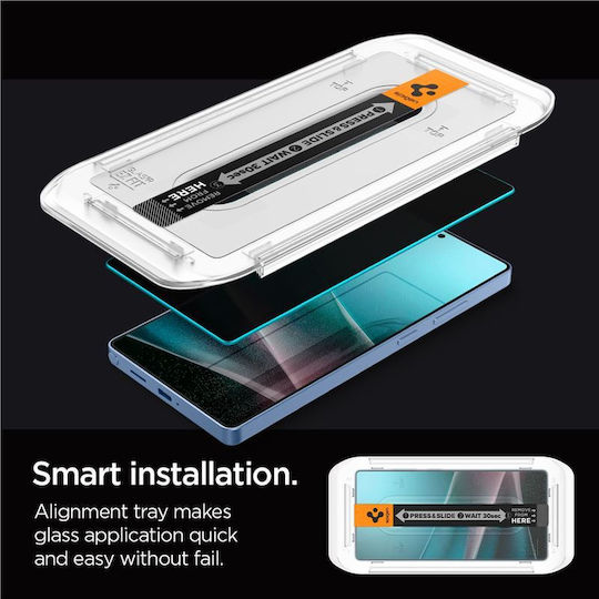 Spigen Glas.Tr Ez Fit Privacy Tempered Glass 2buc (Galaxy S25 Ultra)