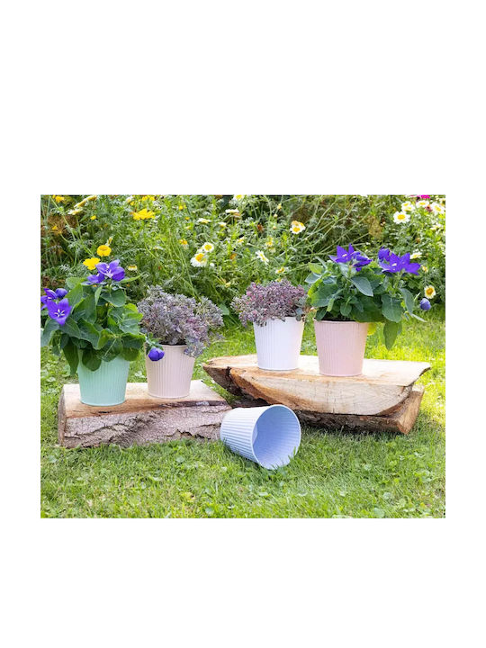 Beauty Home Übertopf Metall Weiß