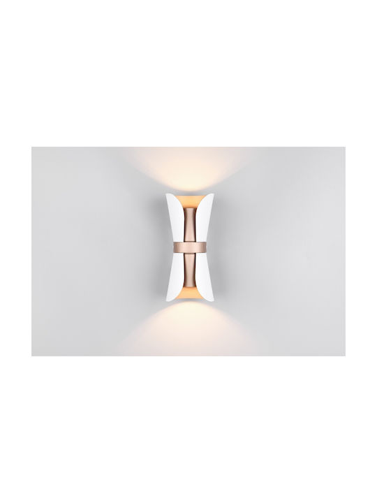 Trio Lighting Modern Lamp Wall with Socket GU10 White 10x11x10cm