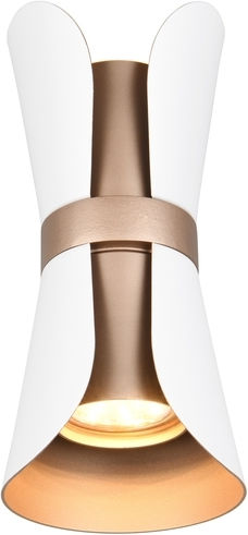 Trio Lighting Μοντέρνο Φωτιστικό Τοίχου με Ντουί GU10 Λευκό 10x11x10εκ.