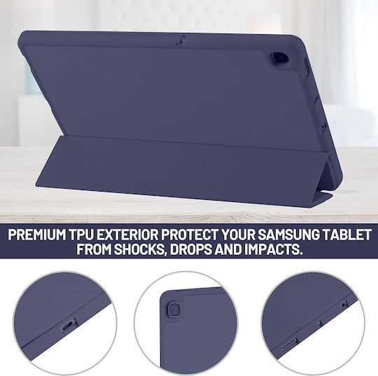 Techsuit Klappdeckel Blau (Samsung Galaxy Tab S6 Lite (2020/2022/2024))