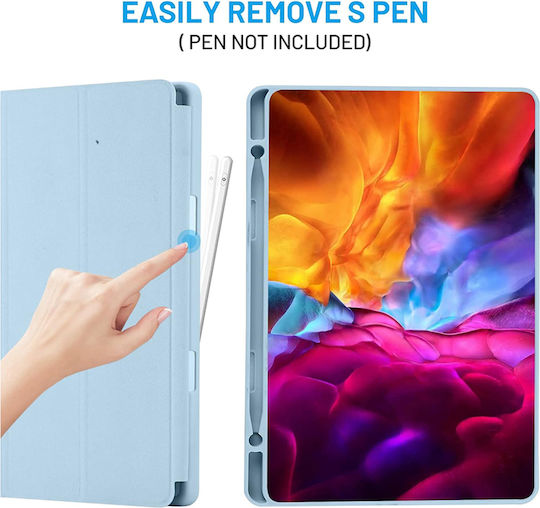 Techsuit Flip Cover Γαλάζια (Samsung Galaxy Tab S6 Lite (2020/2022/2024))