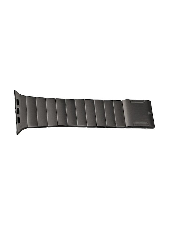 Puro Armband Rostfreier Stahl Schwarz (Apple Watch 42/44/45/49mm, Puro)