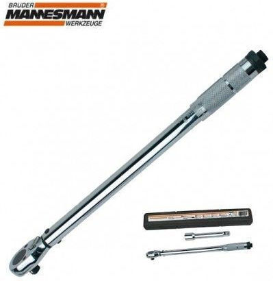 Mannesmann Drehmomentschlüssel Kare 1/2" Ropi 210-210 Nm mit Länge 12cm