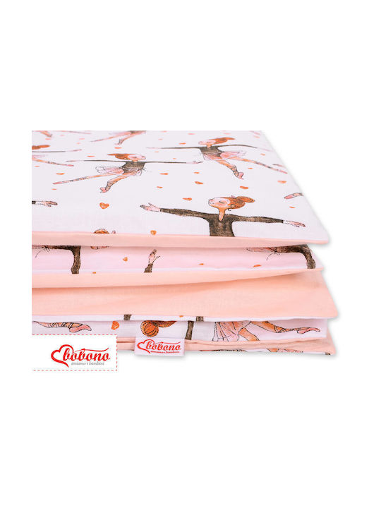 Bobono Παιδική Παπλωματοθήκη Μονή Pink 100x135εκ.