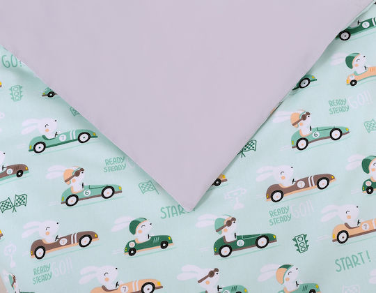 Bobono Kids Duvet Cover Mint 90x120cm