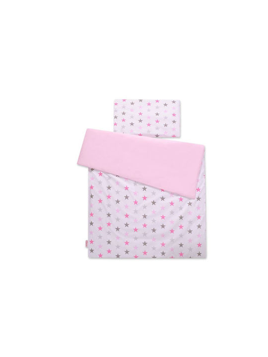 Bobono Kids Duvet Cover Gray, Pink 90x120cm