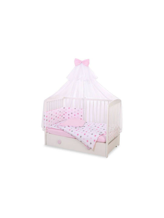 Bobono Kids Duvet Cover Gray, Pink 90x120cm
