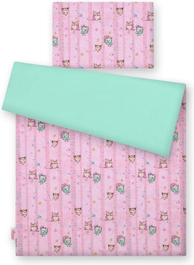 Bobono Husă de pilotă pentru copii Single Pink And Mint 100εκ.