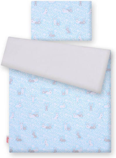 Bobono Детски Плик за Завивка Единичен Blue, Gray 100x135бр