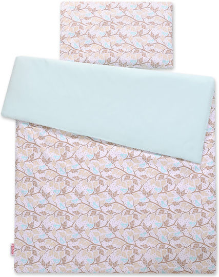 Bobono Kinderbettbezug Einzel Beige 100x135cm