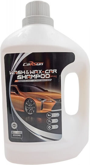 Carsun Wash And Wax Car Shampoo Șampon Auto With Wax 2lt