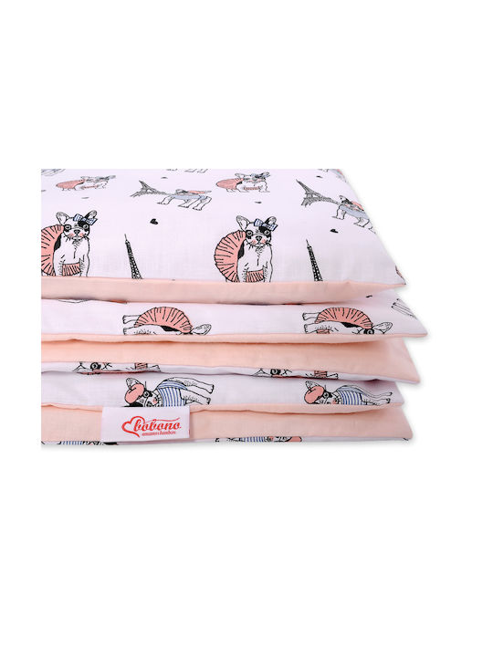 Bobono Set Kids Duvet Cover White 90x120cm