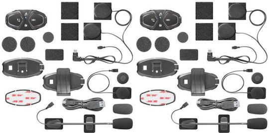 Interphone Active Ενδοεπικοινωνία Μονή για Κράνος Μηχανής με Bluetooth