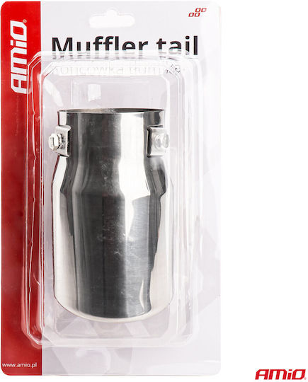 AMiO Exhaust Muffler Universal 43-62 mm