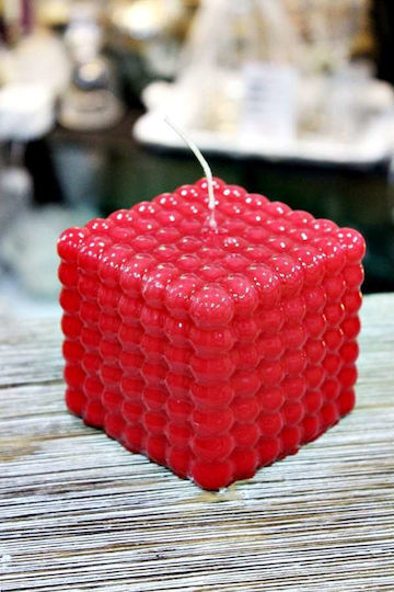 Κέρινο Κύβος Bubble Big 8,5 X 7,5 Cm