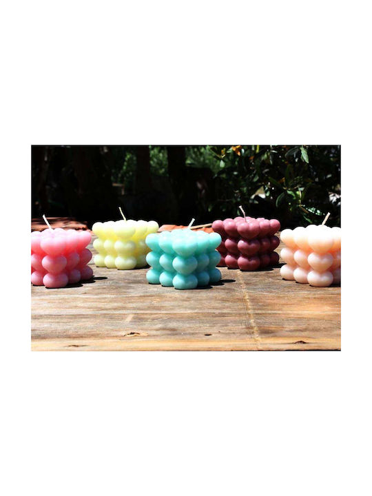 Wachs-Bubble-Herz 6 * 5,5 cm