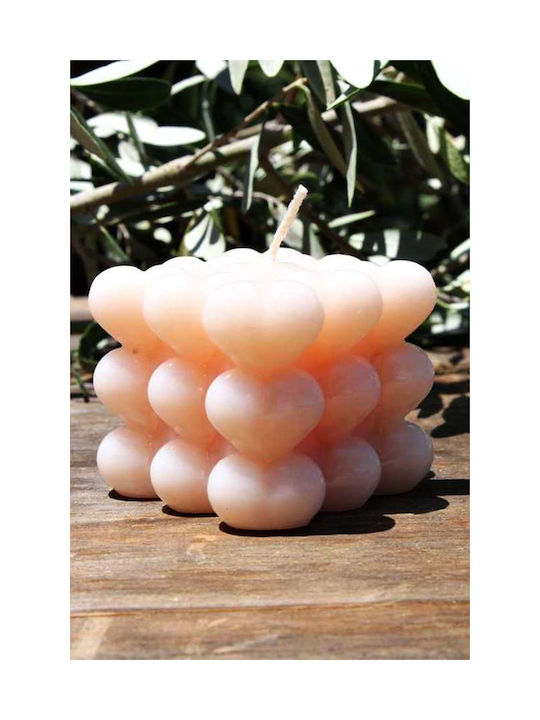 Wachs-Bubble-Herz 6 * 5,5 cm