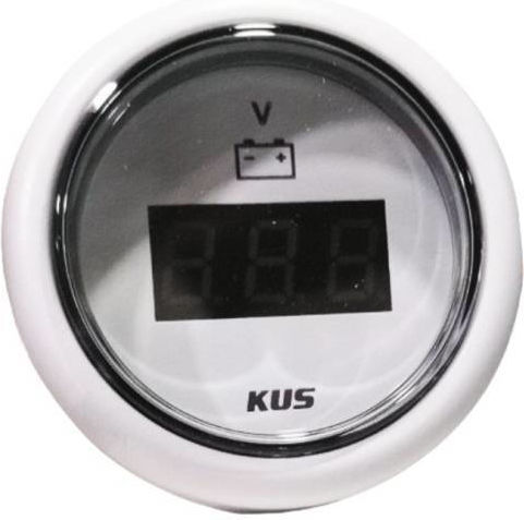 Eval Voltmetru pentru Barcă Voltmetru digital 8-32V alb