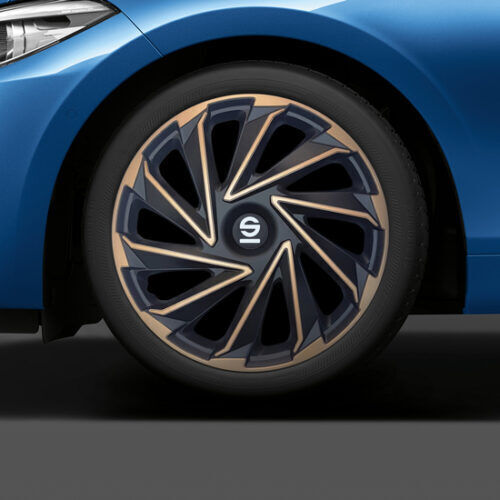 Sparco Σετ Τάσια Αυτοκινήτου 4τμχ 14" Μαύρο
