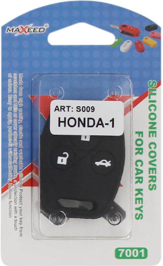 Silicone Car Key Cover Case Type-3 with 3 Buttons for Hyundai Black NG-