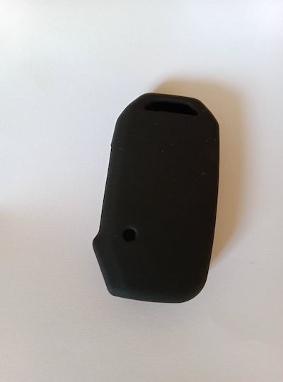 Silicone Car Key Cover Case Keyless with 3 Buttons for Smart Black