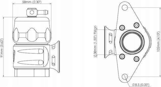 Turbosmart Blow Off Valve Subaru Wrx Forester 38mm Supersonic