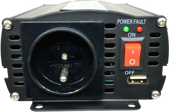 Volt Polska Inverter Αυτοκινήτου Τροποποιημένου Ημιτόνου 500W για 12V DC
