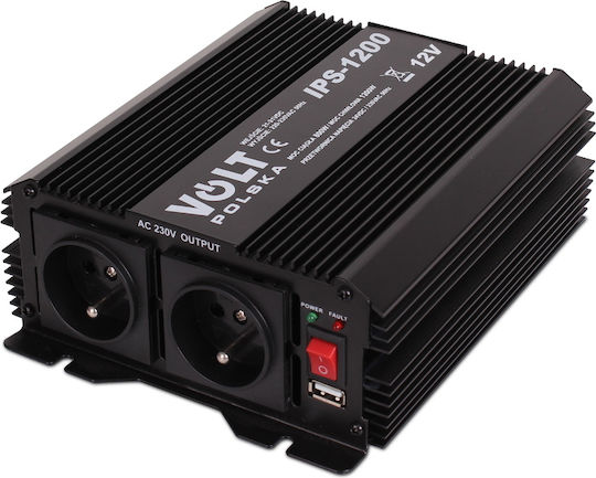 Volt Inverter für Autos Modifizierte Sinuswelle 800W zur Umwandlung von 12V DC in 230V AC