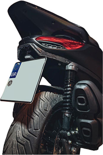 Gref Innovation Motorrad-Kennzeichenhalterung