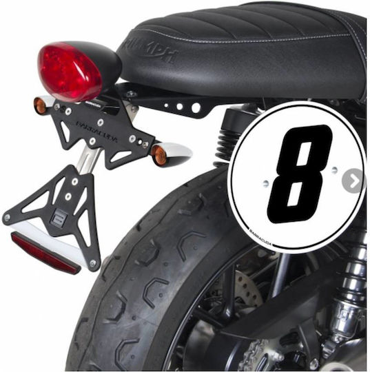 Barracuda Foldable Motorcycle License Plate Holder