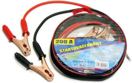 Compass Car Jumper Cables Jump Start Cables 200A 2.5m