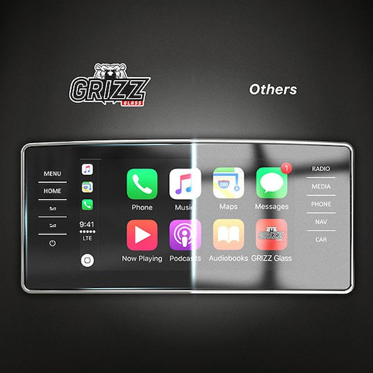 GrizzGlass Matte Screen Protector for Opel Astra for Volkswagen Up 2021