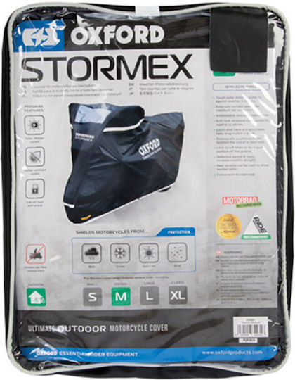 Oxford Κουκούλα Μηχανής Αδιάβροχη Stormex Cover Μ246xΠ104xΥ127εκ.