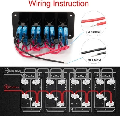 Boat Switch with Panels