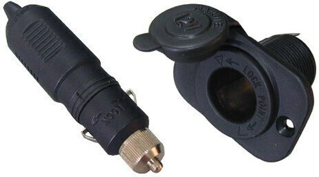 Lalizas 12V Stromempfänger-Set mit weiblicher und männlicher Steckdose