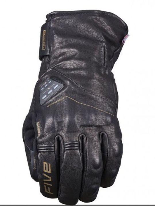 Five HG Metro WP Winter Heated Men's Motorcycle Gloves Waterproof Black