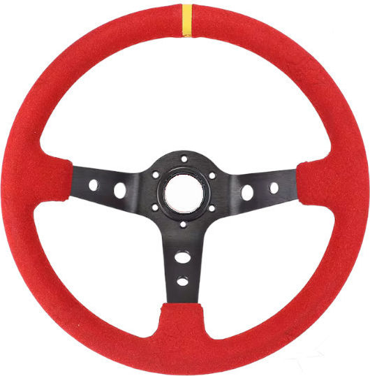 Autolenkrad mit Durchmesser 38cm Schwarz
