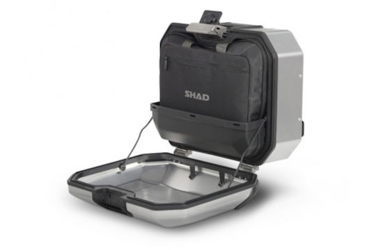 Shad Terra TR36L Πλαϊνή Βαλίτσα Μοτοσυκλέτας Αριστερή Αλουμινίου 36lt σε Ασημί Χρώμα