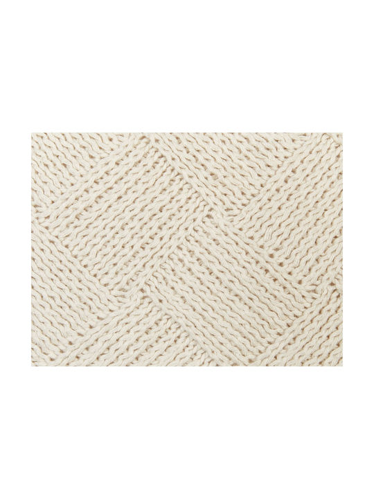 Set 2 Cotton Cushions Beige Oberonia 45 X 45 Cm Lumarko