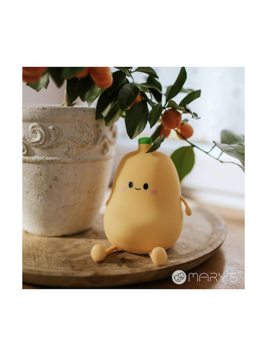 Mary's Led Kids Decorative Lamp Yellow 12.6x11.5x10.2εκ.
