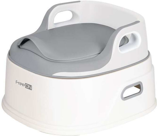 FreeOn Potties Toilet with Lid Gray up to 50kg