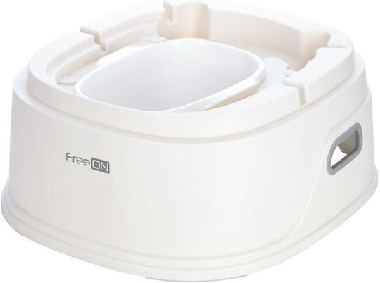 FreeOn Potties Toilet with Lid Gray up to 50kg