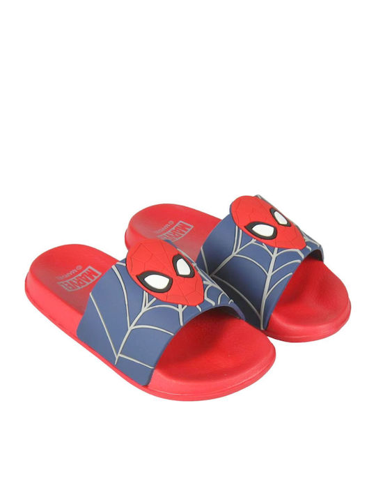 Kinder Badeschlappen Spider-Man Blau