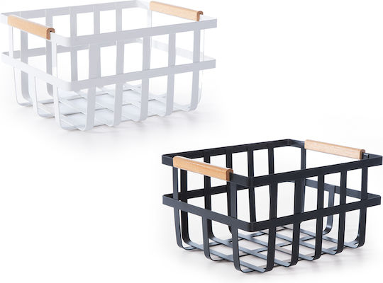 Καλάθι Nef-nef Homeware Sezen Black 31x26x16.5