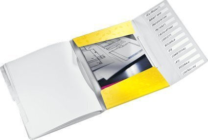Leitz Clipboard for Paper A4 Yellow 1pcs