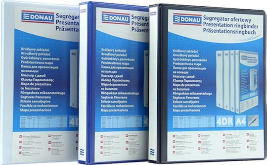 Donau Binder 4 Rings A4 44mm White