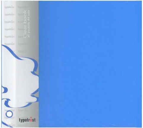Typotrust Ντοσιέ Σουπλ 40 Διαφάνειες Χαρτί A4 Μπλε A4 40 Φύλλων